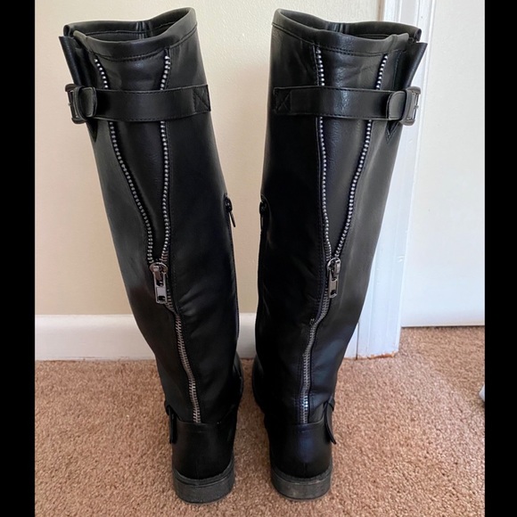 Black riding boots - Picture 3 of 4